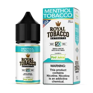 Menthol Tobacco Pod Juice x Royal Tobacco Extracts Salts 30mL