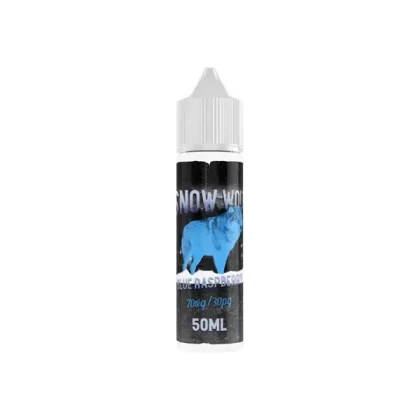 Snow Wolf 50 ml Premium E-Liquid Shortfill (0 mg) – 70VG/30PG - Geschmack#Blaue Himbeere>Blaubeer-Eis>Gefrorene Beeren>Guave & Kirsche>Zitrone & Kokosnuss>Lychee & Birne>Orange & Mango>Saure (33639A)