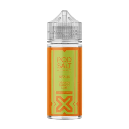 Pod Salt Orange Mango Lime 100ml Vape Juice By Nexus - 1 x 18mg Nic Shot