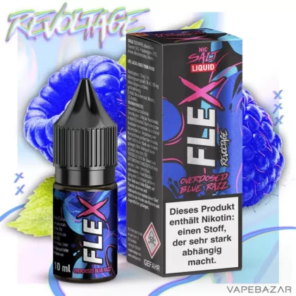 Revoltage Flex – Overdosed Blue Razz - Vapebazar
