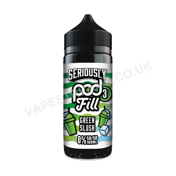 Doozy Seriously Pod Fill x3 Green Slush E-Liquid Shortfill - Vapestreams Co