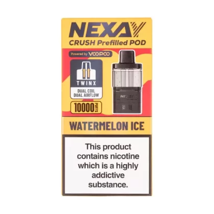 Watermelon Ice Crush 10K Prefilled Pod + Refill by Nexay