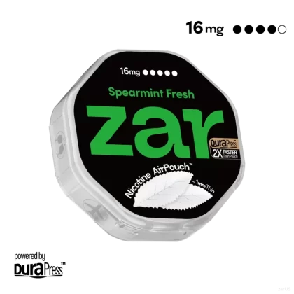 zar Spearmint Fresh 16mg - Pack#1 pack>5 pack>10 pack>20 pack (3B2990)