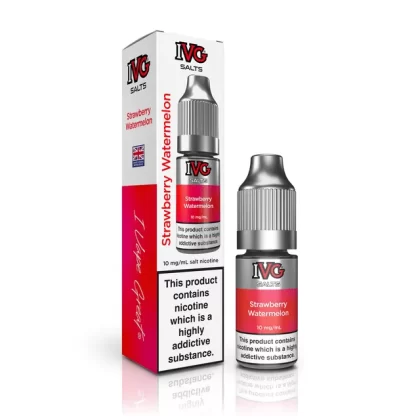 Strawberry Watermelon IVG Nic Salt e Liquid 10ml – TPD - Vapestorm Co