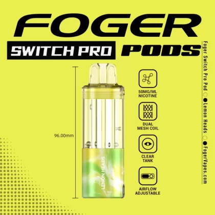 Lemon Heads Foger Switch Pro Pod | 30K Puffs