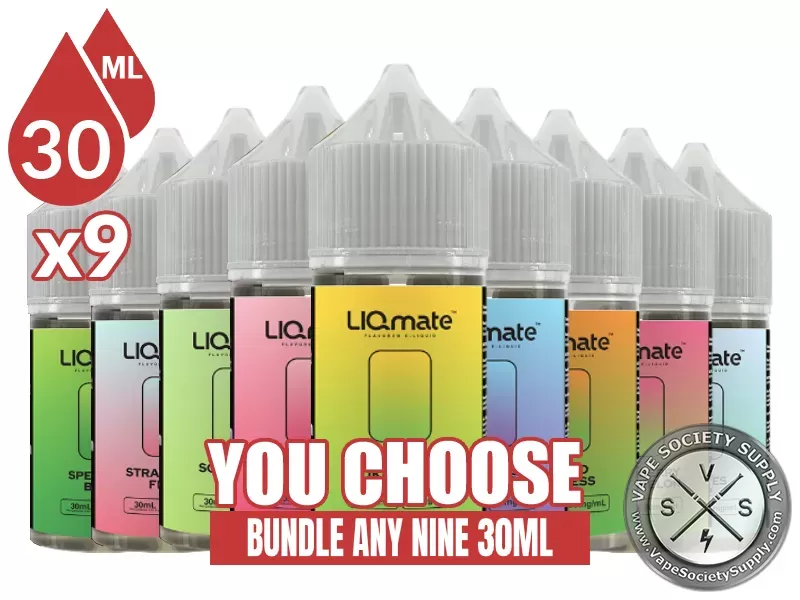 LIQmate Salt Bundle 9x30ml (270ml)