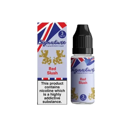 Signature Vapours Signature Red Slush E Liquid 10ml - Nicotine Strength#18mg>12mg>6mg>3mg (96634D)