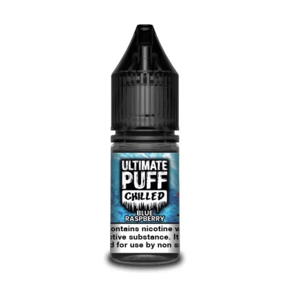 Ultimate Puff Chilled Blue Raspberry 10ml Vape Juice - 10 Pack - Strength