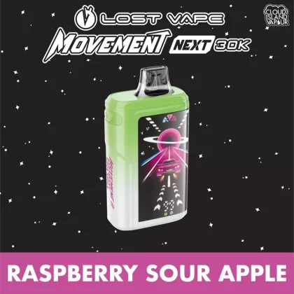 Lost Vape Movement Next 30K Disposable Vape – Raspberry Sour Apple