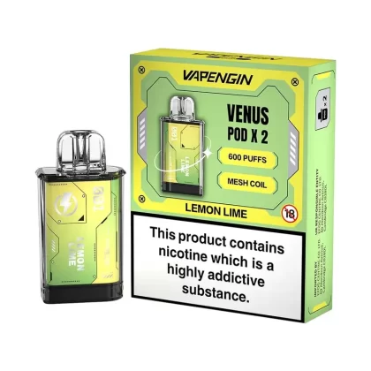 Vapengin Venus Lemon & Lime Pods (2 Pack) - Nicotine Strength#20mg (34FA2C)