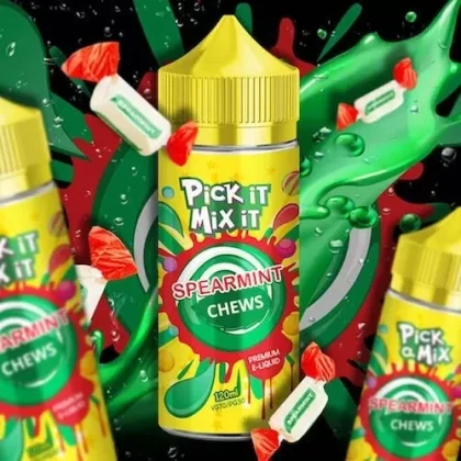 Spearmint Chews by Pick It Mix It – 100ml 0mg
