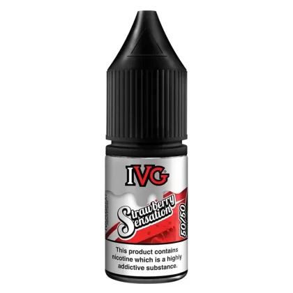 IVG Strawberry Sensation 50/50 Vape Juice 10ml