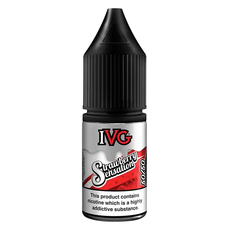 IVG Strawberry Sensation 50/50 Vape Juice 10ml