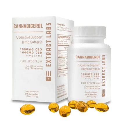 Extract Labs CBG Capsules | Cognitive Support - Ejuicewarehouse