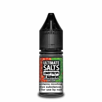 Ultimate Salts – Candy Drops: Strawberry Melon – 10ml - B. 10mg, D. 20mg; 10ml - TPD Compliant