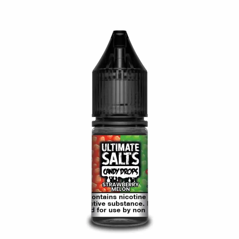 Ultimate Salts – Candy Drops: Strawberry Melon – 10ml - B. 10mg, D. 20mg; 10ml - TPD Compliant