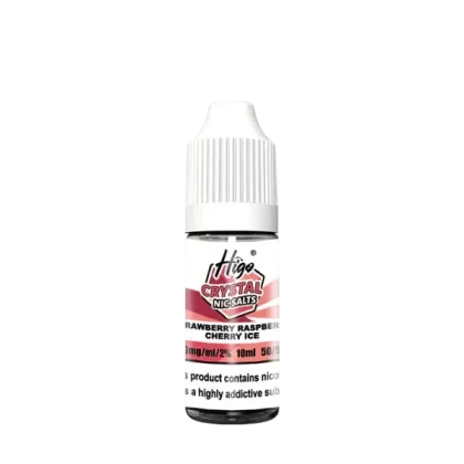 Higo crystal Strawberry Raspberry Cherry Ice Nic Salt Vape Juice - Strength 20mg
