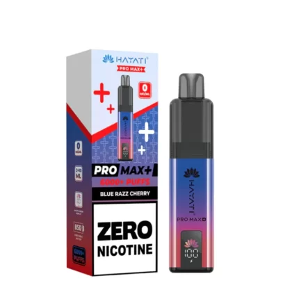 0mg Hayati Pro Max + 6000 Prefilled Pod Kit – Nicotine Free - Vape Co