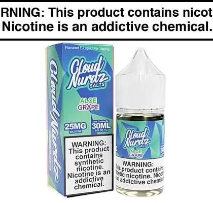 ALOE GRAPE BY CLOUD NURDZ SALT 30ML - Vapejuice