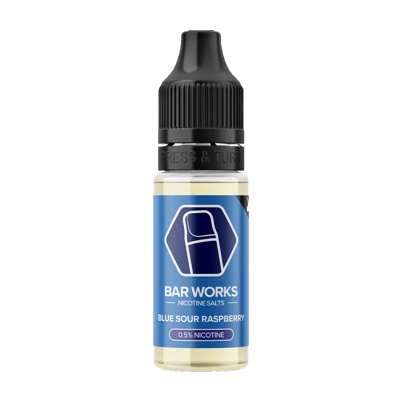 Blue Sour Raspberry Nic Salt by Bar Works - 10ml - Vape Product, Vape Product