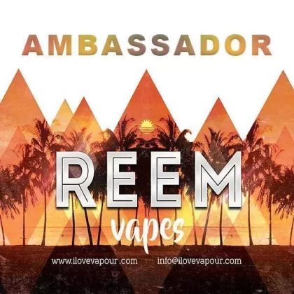 AMBASSADOR Premium E juice By Reem Vapes - Nicotine Free