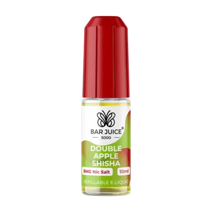 Double Apple Shisha Nic Salt by Bar Juice 5000 - 5mg - Vape Product