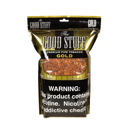 Good Stuff Gold Pipe Tobacco Bag - Size#2oz>6oz>16oz>5lb (3970F9)