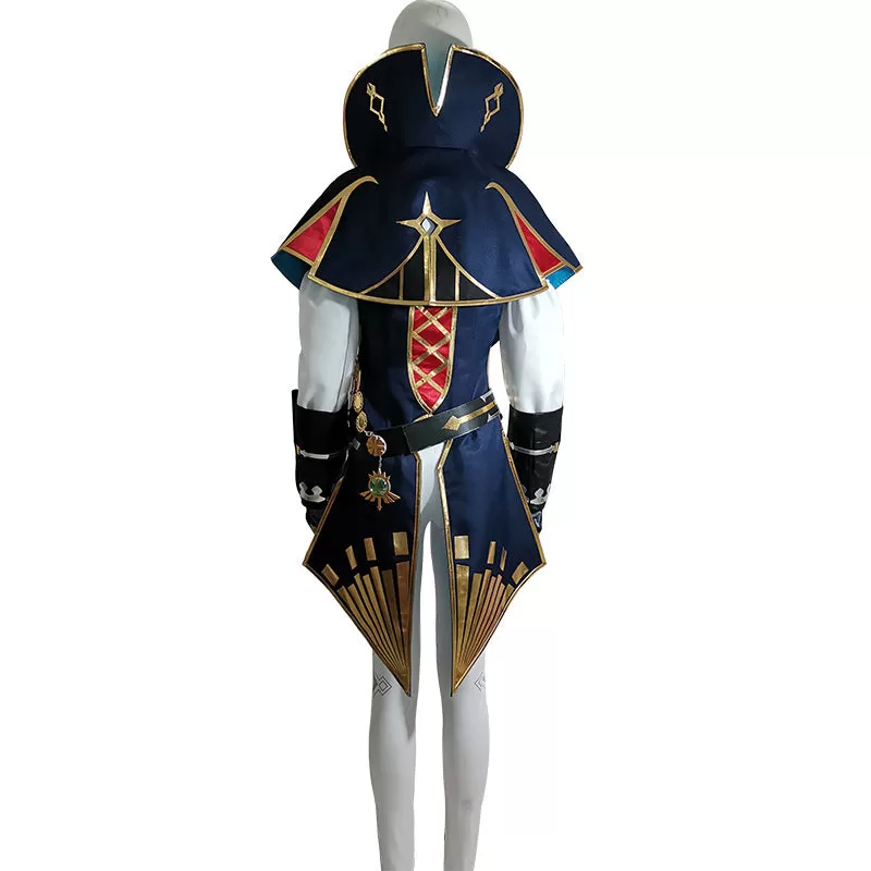 Acting Grand Master Jean Cosplay Costume - White Knight Commander Outfit - Image 3