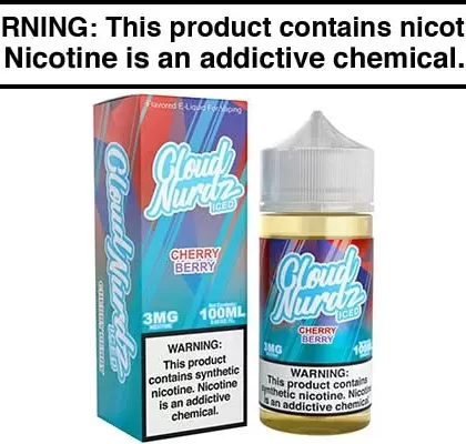 CHERRY BERRY ICED BY CLOUD NURDZ 100ML - Vapejuice