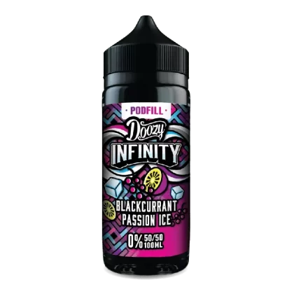 Doozy Infinity 100ml Shortfill E-Liquid 50VG Blackcurrant Passion Ice - Title#0mg (26B086)