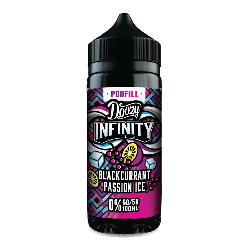 Doozy Infinity 100ml Shortfill E-Liquid 50VG Blackcurrant Passion Ice - Title#0mg (26B086)