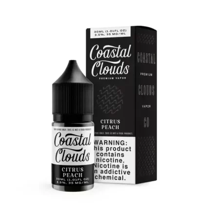 Coastal Clouds Salts Citrus Peach e-Liquid 30mL - Beyondvape