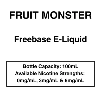 Fruit Monster E-Liquid 100ml – 3mg