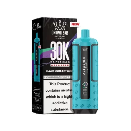 Al Fakher 30K Hypermax Prefilled Pod Kit Blackcurrant Mint - Strength#20mg (0A2981)