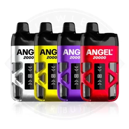 Vapes Bars Angel 20K Prefilled Pod Vape Kit - Flavours#Black Edition>Blue Edition>Blue Sky Edition>Brown Edition>Coral Edition>Green Edition>Pink Edition>Purple Edition>Red Edition>Violet Ed