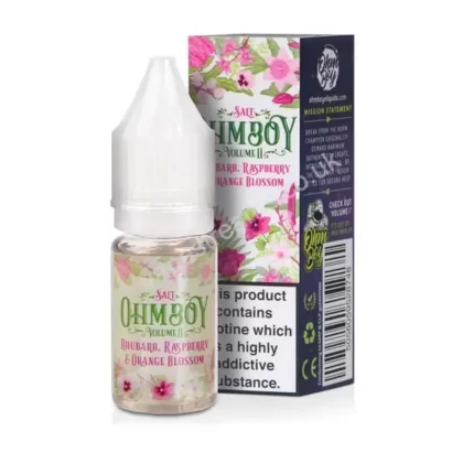 Rhubarb, Raspberry & Orange Blossom Nicotine Salt E-Liquid By Ohm Boy Volume II - Vapestreams Co