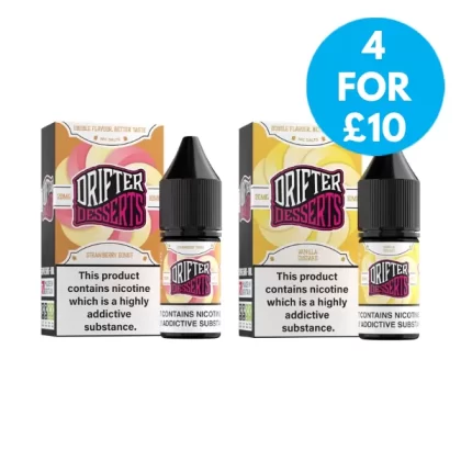20mg (2%) Drifter Desserts Nic Salts 10ml - Vape Co