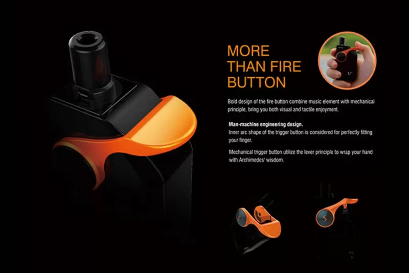USONICIG Rhythm UltraSonic v3 Lite Kit 1500mAh batteri Coil free – Pod system Startpaket - E Ciggbutiken Se - Image 3