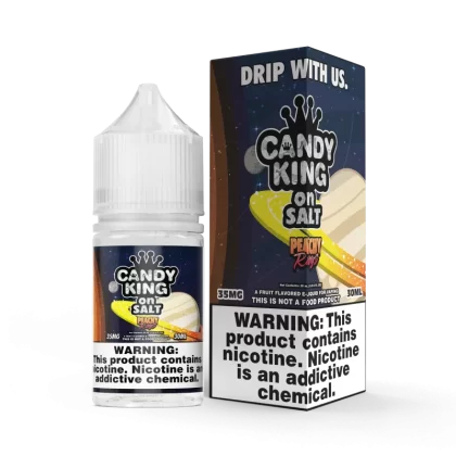 CANDY KING on SALT - Peachy Rings - 30ML E-Liquid - 50MG