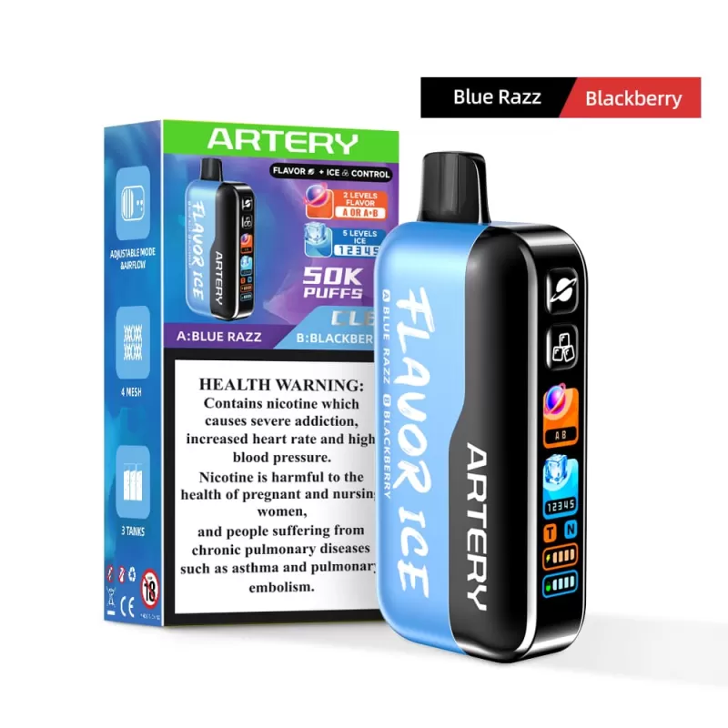 Artery CL6 50K Rechargeable Disposable Vape (50,000 Puffs) - Strawberry Watermelon / 20 mg - Image 2