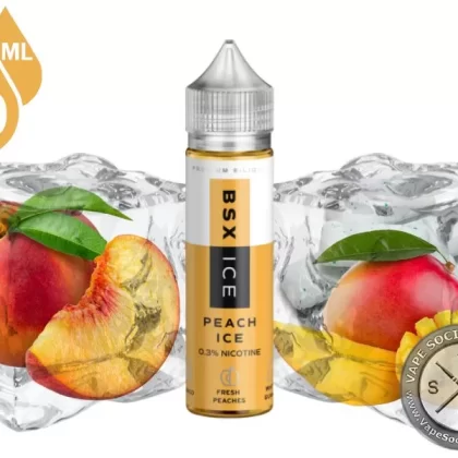 Peach ICE BSX VAPOR SERIES 60ml