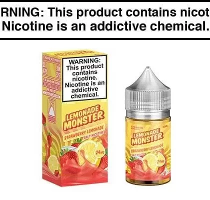 STRAWBERRY LEMONADE BY LEMONADE MONSTER SALT NIC 30ML - Vapejuice