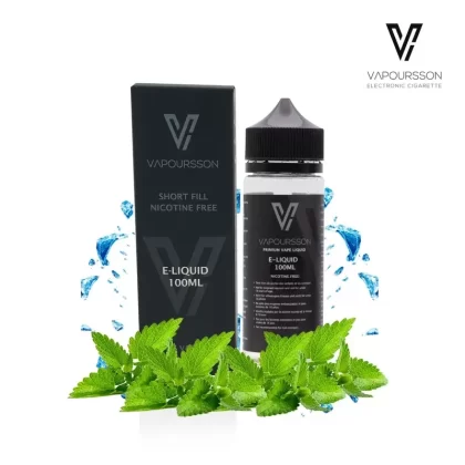 Vapoursson e-Liquid – Mint Blast 0mg 100ml Shortfill | Cigee