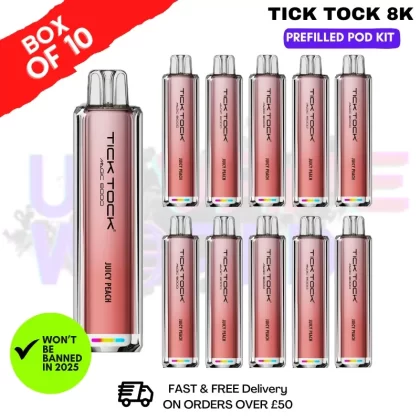 ICE BLue Tick Tock Magic 8000 8K Box Of 10