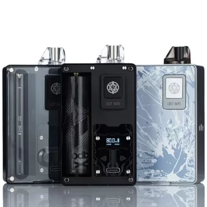 Lost Vape Centaurus B80 80W Boro Box Mod AIO Kit (DISCONTINUED) - Magnetic Black
