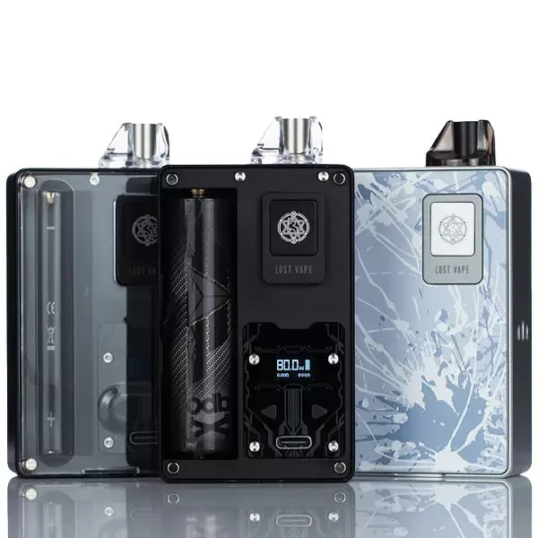 Lost Vape Centaurus B80 80W Boro Box Mod AIO Kit (DISCONTINUED) - Magnetic Black