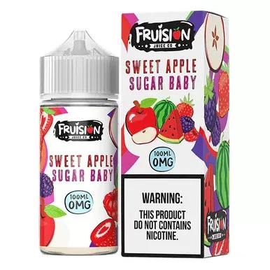 Sweet Apple Sugar Baby by Fruision E-Juice (100mL)(Freebase)