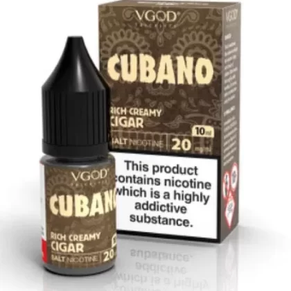 CUBANO NIC SALT BY VGOD 20mg/ml 10ml