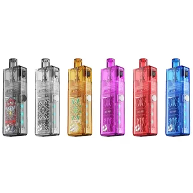 Lost Vape Orion Art Pod Kit - Color#Black Clear>Full Clear>Amber Clear>Purple Clear>Red Clear>Blue Clear