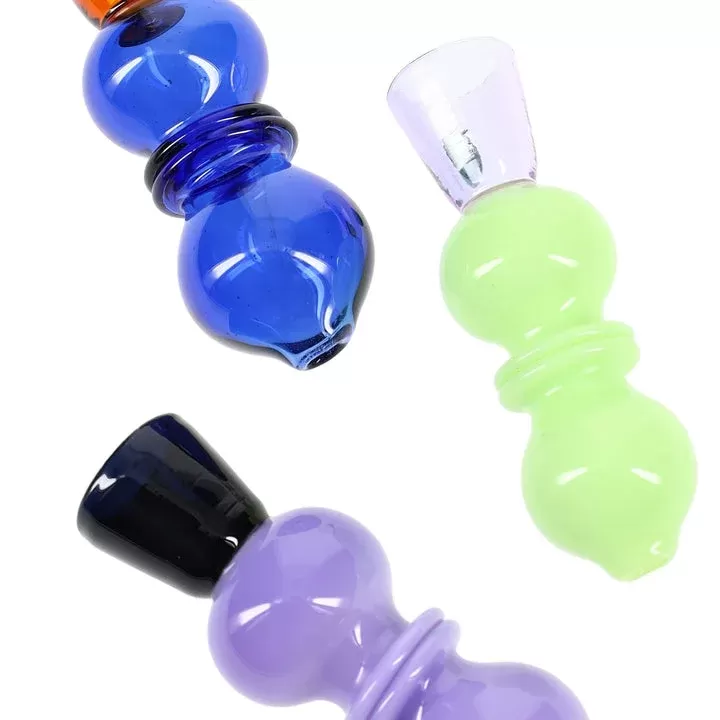 3″ Multicolor Spherical Glass Chillum